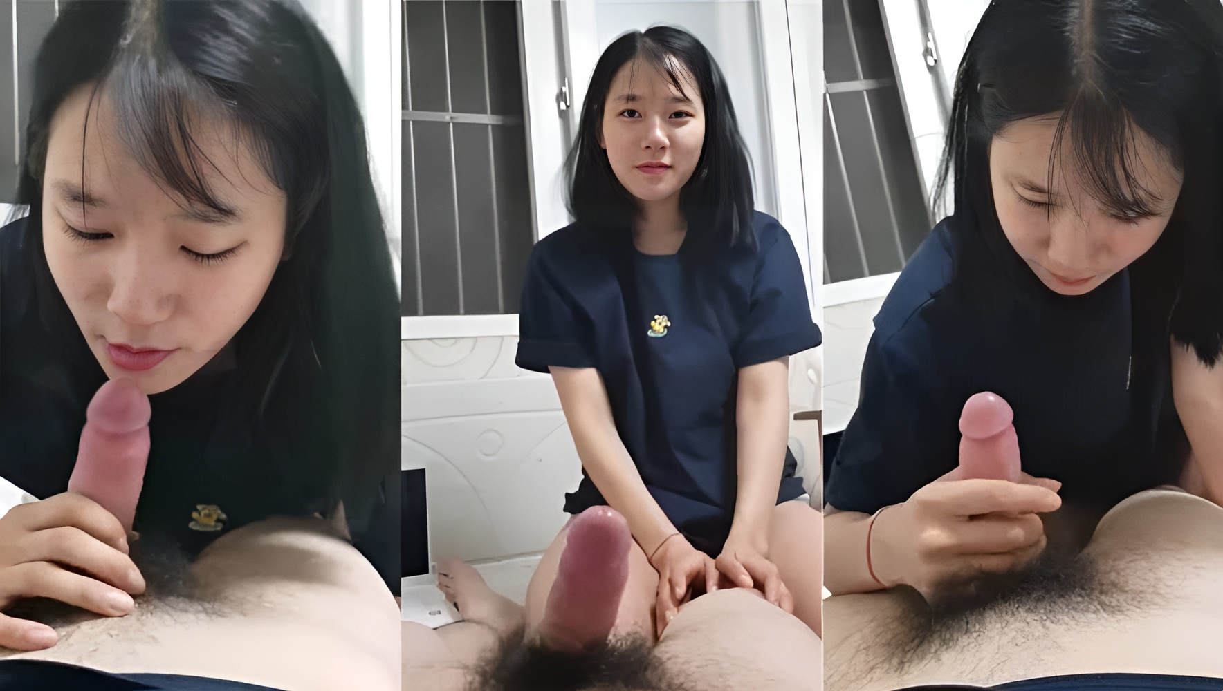 Em teen ngây thơ tập bú cặc